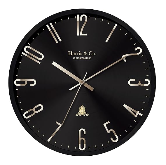 HARRIS & CO. CLOCKMASTERS Analog Wall Clock