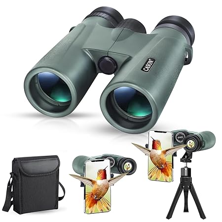 CASON (DEVICE OF C) -Binoculars for Long Distance,Ultra HD Binoculars for for Bird Watching,Wildlife,Safari with Phone A