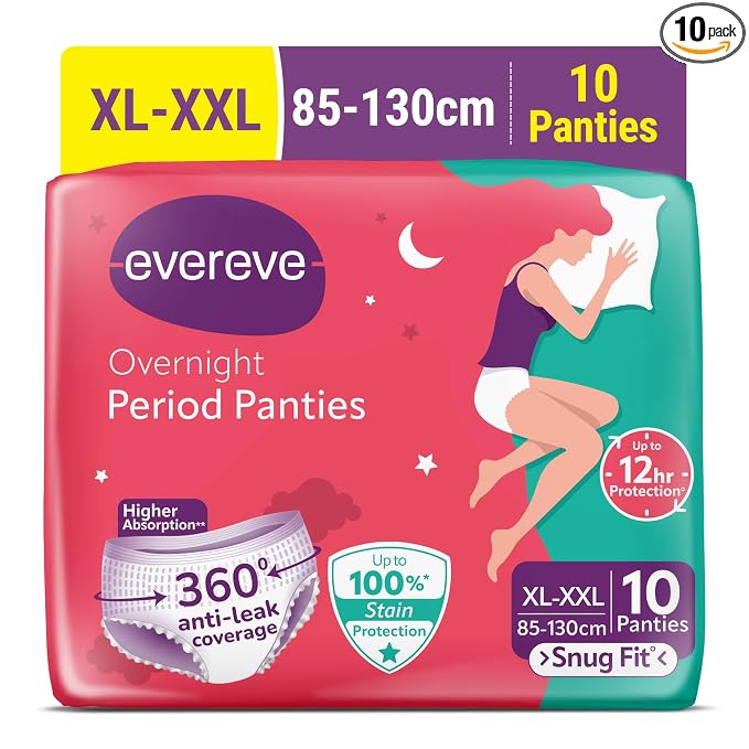 Evereve Period Panty For Girls & Women, 10 Pcs