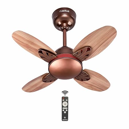 ACTIVA Lotus 600mm BLDC Ceiling Fan with Remote, 28W Energy Saving, 5 Star Rated