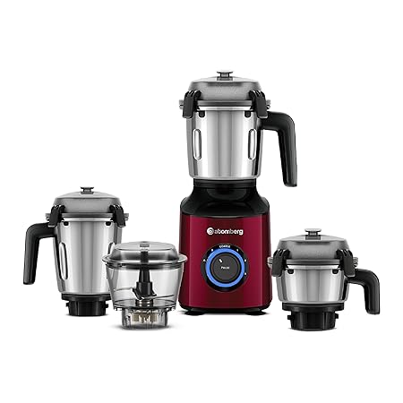 Atomberg Zenova Mixer Grinder For Kitchen | Intelligent BLDC Motor | Grinds Like 1000 Watt | Unique Coarse Mode for Silb
