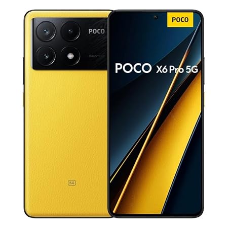 Poco X6 Pro 5G (Poco Yellow, 8GB RAM, 256GB Storage)