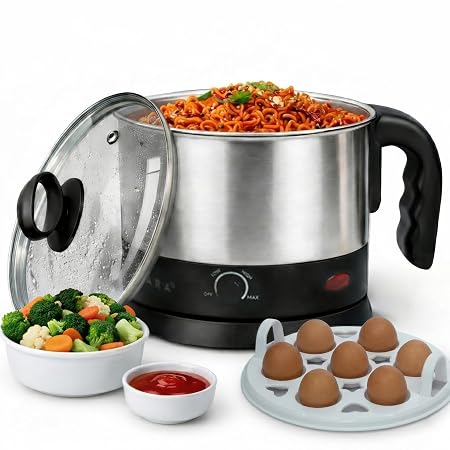 SOLARA Electric Kettle Multipurpose 1.5 Litre, 600 Watts
