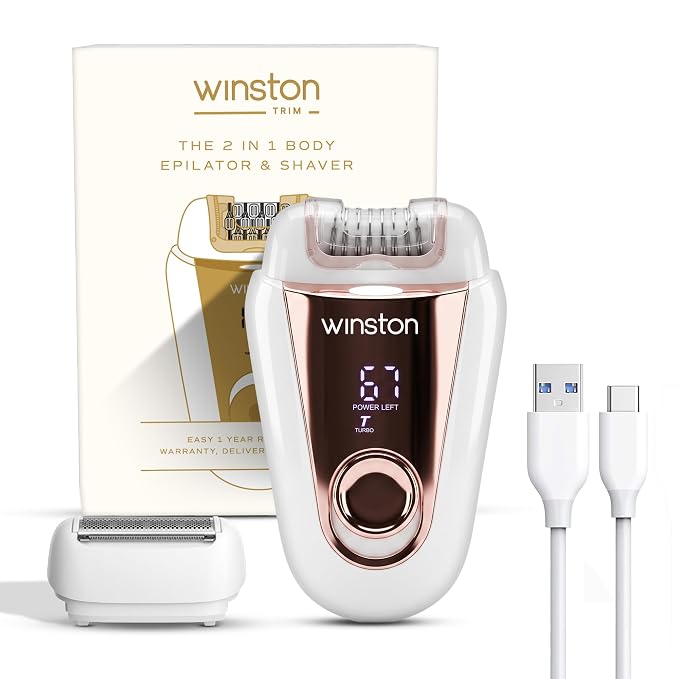 Winston Rechargeable Body Epilator and Shaver for Women