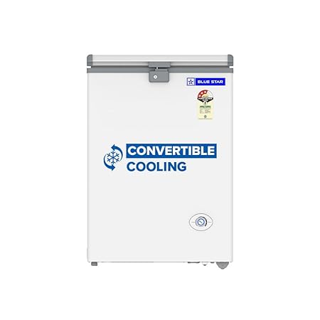 Blue Star CF3-130NEYW 130 Liter Single Door Deep Freezer (108 Liter, White, 3-star)