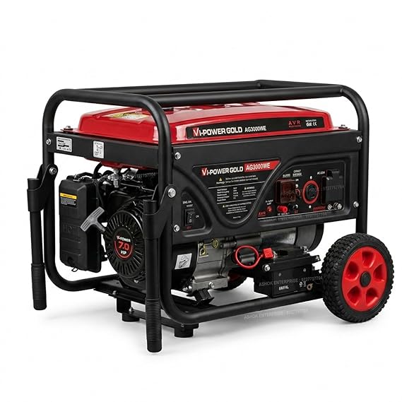 VI POWER GOLD 3 KVA Self Start Generator for Home and Outdoor