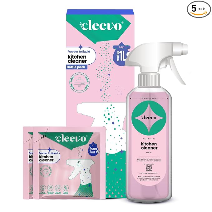 Cleevo Kitchen Cleaner Spray, 1L Bottle Pack