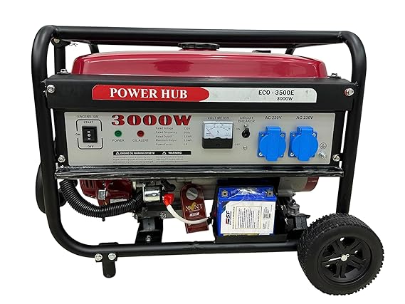 POWER HUB ECO3500, 3000 Watts / 3KW Self Start Generator