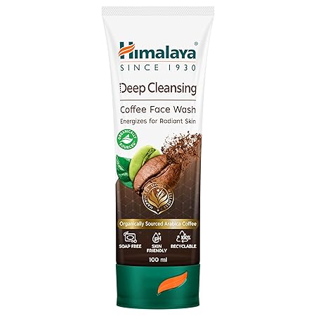 Himalaya Deep Cleansing Coffee Face Wash, Energizes Skin