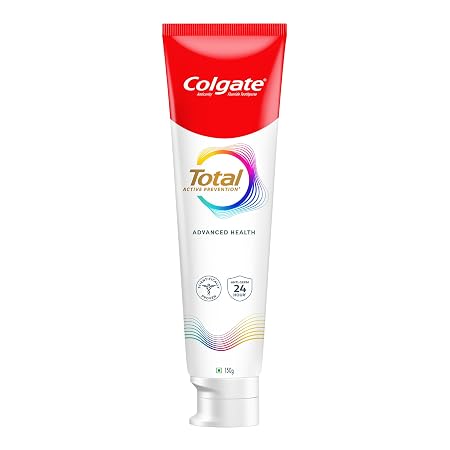 Colgate Total 150 Grams Advanced Health Antibacterial Toothpaste With 12-Hour Anti-Germ Protection & Enamel Protection f