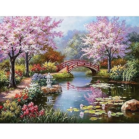 Anugrah 5D Diamond Painting By Number Kits Full Drill Rhinestone Embroidery Cross Stitch Pictures Arts Craft for Home Wall Decor