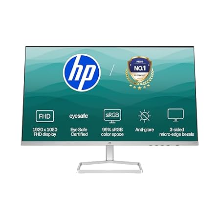 HP Series 5 27 inch FHD Monitor, Eye Safe Certified, 99% sRGB, IPS