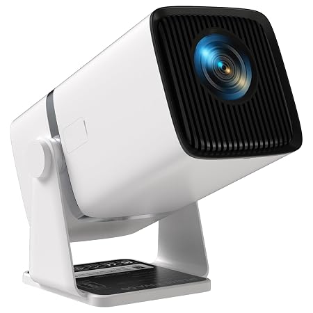 WZATCO Yuva Go, Android 13.0 Smart Projector, 1080P & 4K Support, Rotatable Design, Auto & 4D Keystone, 9000 Lumens, WiF