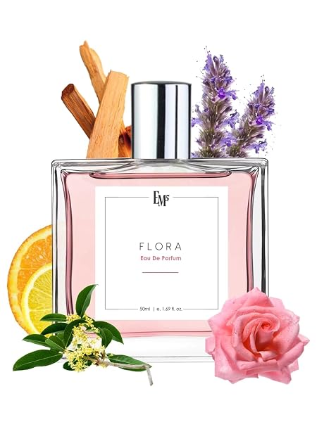 EM5 Flora Perfume for Women, Citrus Floral Day Wear EDP, 50ml