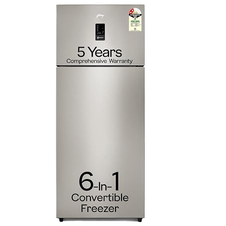 Godrej 472 L 2 Star 5 Years Comprehensive Warranty New Launch AI Tech, 6-In-1 Convertible Freezer Double Door Regalis Refrigerator (RF EON 474B RCI CH GD Champagne Gold)