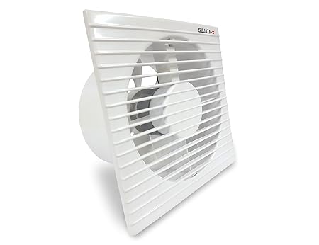 Sujata 6 Inch (Sweep Size) Premium Exhaust Fan for Kitchen, Bathroom & Office | 2 Years Warranty,150MM High Speed Exhaust Fan, 2300 RPM, 100% Copper Winding Motor, Strong Air Suction (APB81-White)