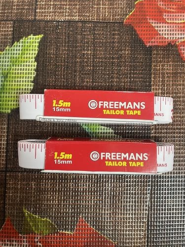 FREEMANS Double-sided Tailor Soft Measurement Tape - 1.5m/60 inches (Pack of 1)