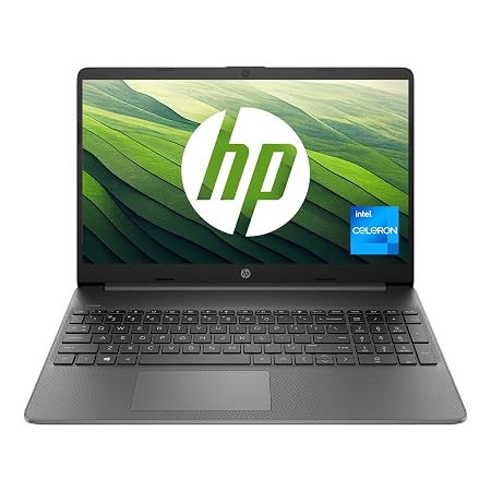 HP Laptop 15s, Intel Celeron N4500, 15.6-inch HD, 8GB DDR4, 512GB SSD, Windows 11, Thin & Light