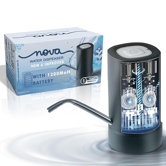 GetSetNova Automatic Electric Water Dispenser Pump for 20 Litre Bottle