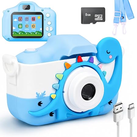 Wembley Kids Digital Camera with Dino Design, 2.0 Inch Screen