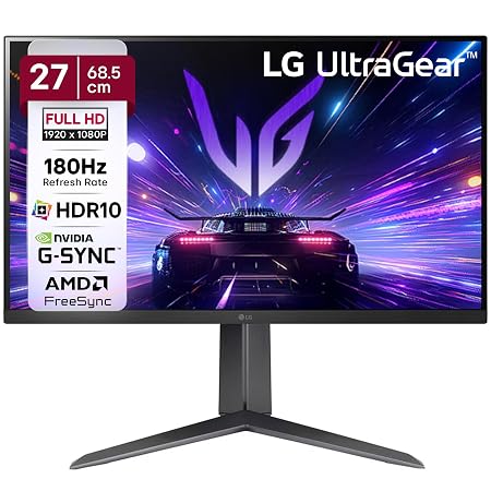 LG 27GS65F 68.5 cm (27 Inch) Ultragear FHD (1920x1080) IPS Gaming Monitor