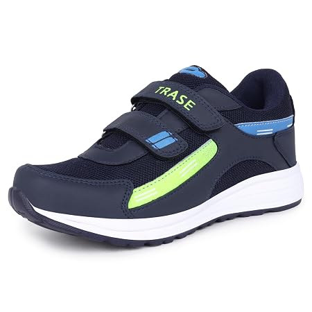 TRASE Sports Shoes for Kids, Running Shoes for Boys & Girls with Hook & Loop