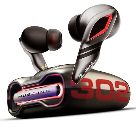 GOBOULT Mustang Torq Wireless in Ear Earbuds, 60H Playtime, App Support