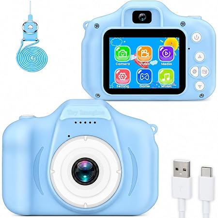 Toy Imagine Kids Digital Camera Toy, 3.0MP, 1080P Video