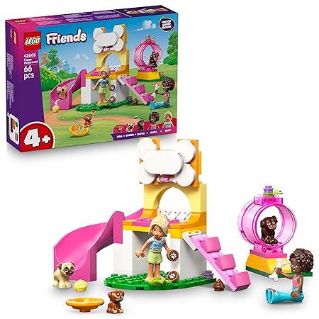 LEGO Friends Puppy Playground Building Kit, Dog Toy for Pretend Play