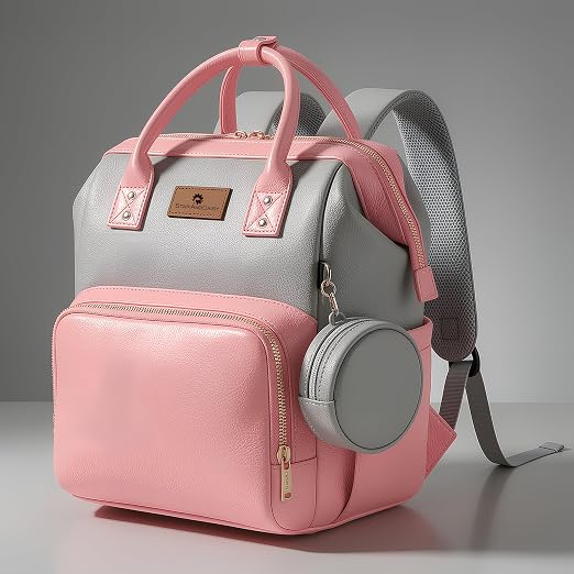 StarAndDaisy Diaper Bag, Premium Vegan Leather Diaper Bag
