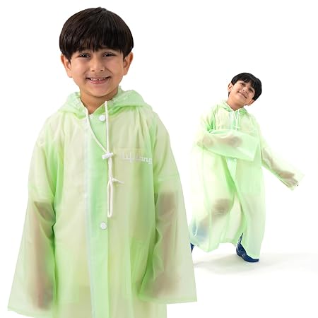 Lifelong Drench Dew Kids Raincoat for Boys & Girls (8-9 Years), Waterproof Single-Piece