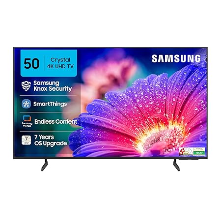 Samsung 125cm (50 inches) Crystal 4K Vista Ultra HD Smart LED TV