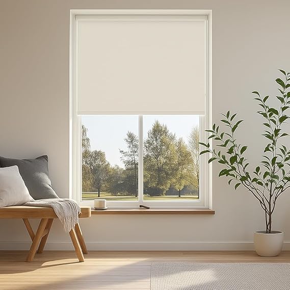 Amazon Basics 100% Blackout Roller Blinds for Windows