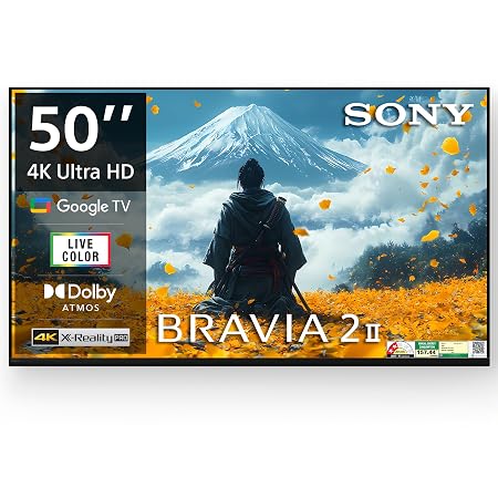 Sony 126 cm (50 inches) BRAVIA 2M2 Series 4K Ultra HD Smart LED Google TV K-50S22BM2