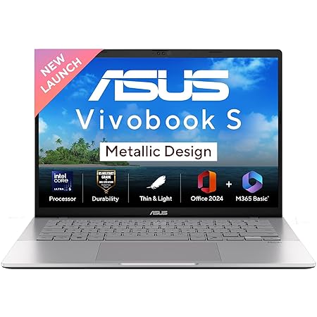 ASUS Vivobook S14, Intel Core Ultra 5 225H, 16GB RAM, 512GB SSD