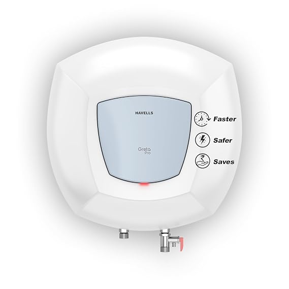Buy Havells All New Greta Pro 25L 5 Star Storage Water Heater (Geyser) | Faster Heating | Safe to use | Saves electricit