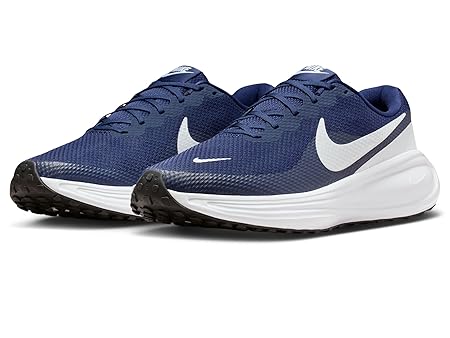Nike Men Revolution 8 Midnight Navy/Pure Platinum-White-Black Running Shoes 11 UK