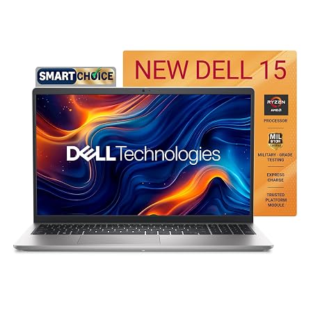 Dell 15, Smart Choice, AMD Ryzen 7-7730U, 16GB, 512GB SSD