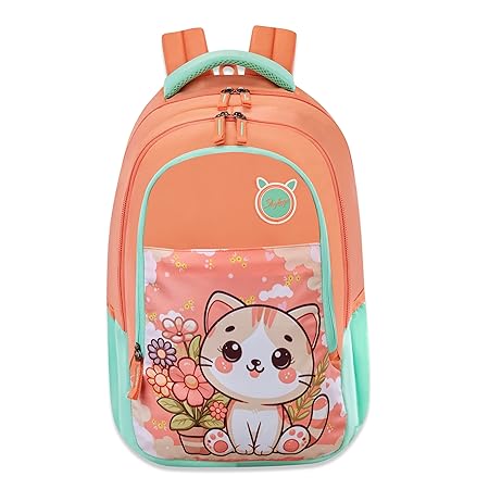 Skybags Pixie Pink 36 Liters Casual Backpack for Girls With Quick Access Zippered Front Pocket | Soft Touch Fabric, 3 Compartments, Fashion Trendy Design | Trendy Backpack
