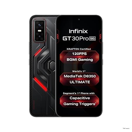 Infinix GT 30 Pro 5G+, Dark Flare, 12GB RAM, 256GB Storage
