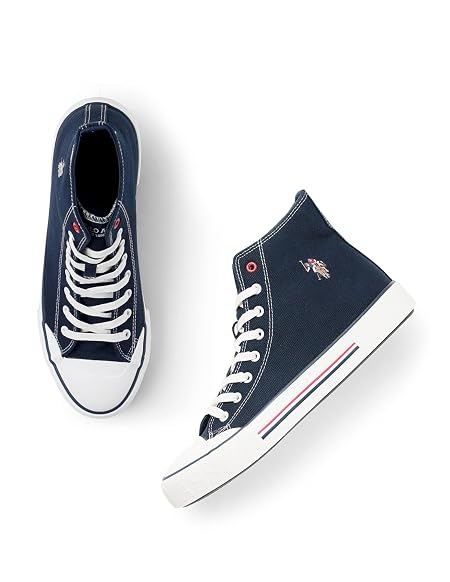 U.S. Polo Assn. Men Canvas Sneaker Shoes, Lace-Up