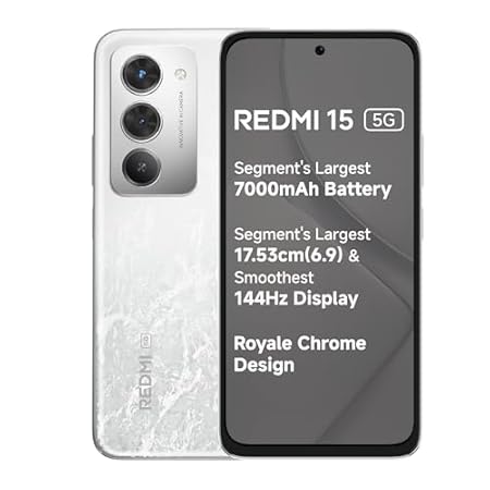 REDMI 15 5G, 8GB RAM, 256GB Storage