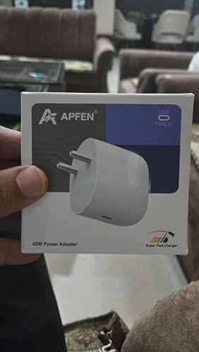 45W GaN Type-C Super Fast Charger, Compatible with Samsung Galaxy