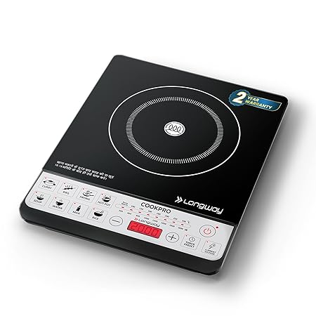 Longway Cookpro IC 2000 Watt Induction Cooktop with Auto Shut-Off