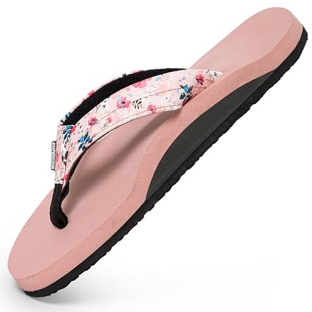 SHAPECRUNCH Women's Arch Support Slippers, Ortho Flipflops with Soft Sole