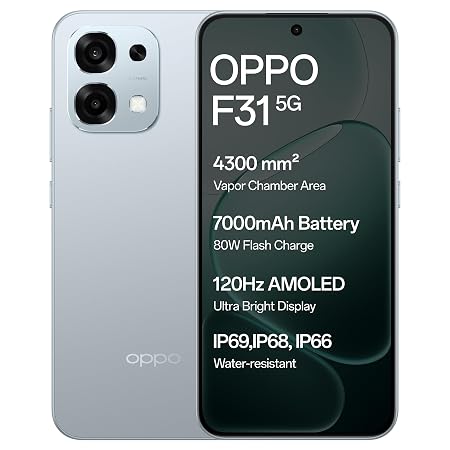 Oppo F31 5G, Cloud Green, 8GB RAM, 128GB Storage