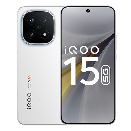 iQOO 15 (Legend, 12GB RAM, 256GB Storage), Snapdragon 8 Elite Gen 5