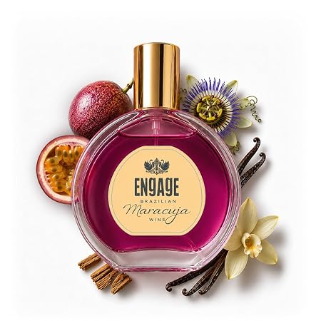 Engage Brazilian Maracuja Wine Eau De Parfum for Women, 50ml