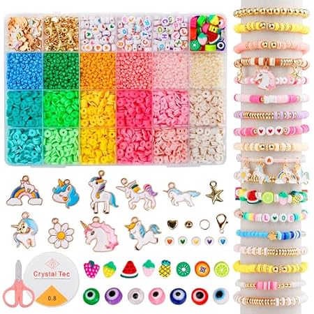 Satmarhz Unicorn Bracelet Making Kit for Girls, Jewellery Making Kit