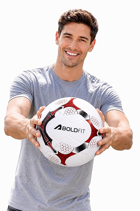 Boldfit Blaze Football Practise Foot Ball with Pump, Training Football Size 5